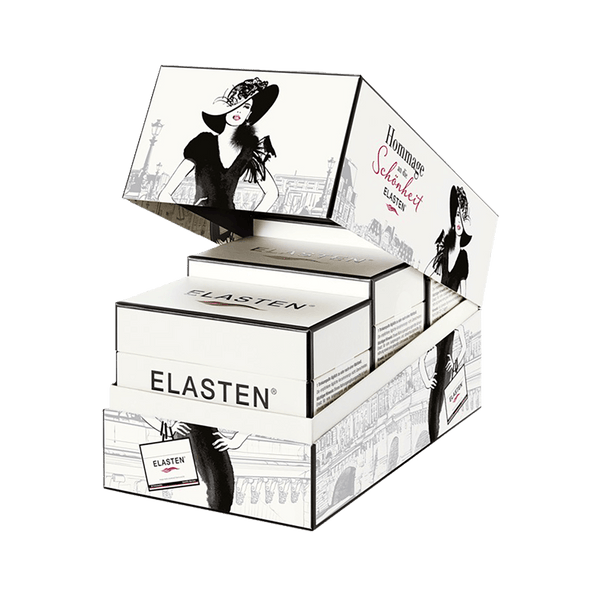ELASTEN® Kollagen Trinkampullen Verpackung im Geschenkkarton